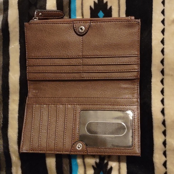 Tony Lama. Cognac Cowhide leather  wallet. Never used. Brand new. No tags. - Picture 8 of 17